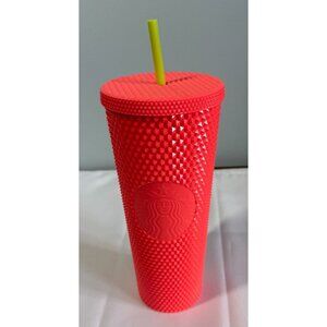 Starbucks Summer 2022 Release Dragonfruit Venti Studded Cold Cup 24oz